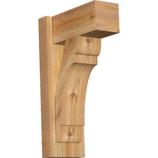 Ekena Millwork Olympic Block Rough Sawn Outlooker, Western Red Cedar, 6"W x 12"D x 20"H OUT06X12X20OLY05RWR - main